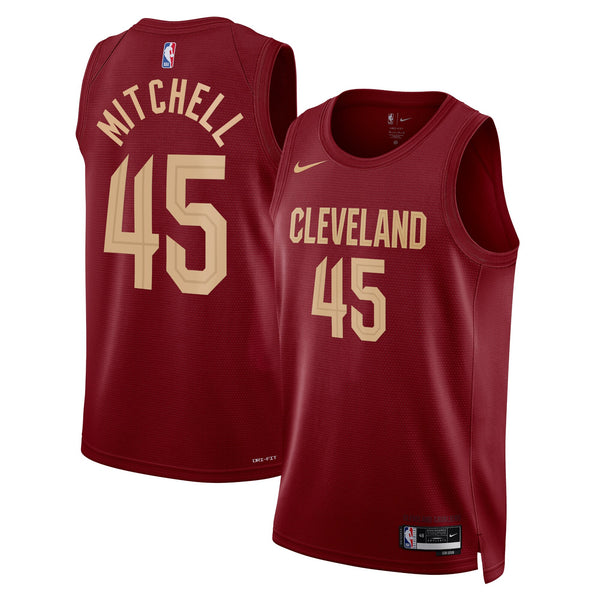Cleveland Cavaliers Icon Edition Swingman Jersey - Maroon - Donovan Mitchell