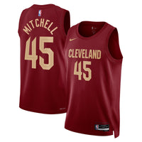 Donovan Mitchell Cleveland Cavaliers Basketball Jersey, Maroon Sportswear Jersey Shirt, Sleeveless Athletic Tank Jersey, Casual Gift for Men