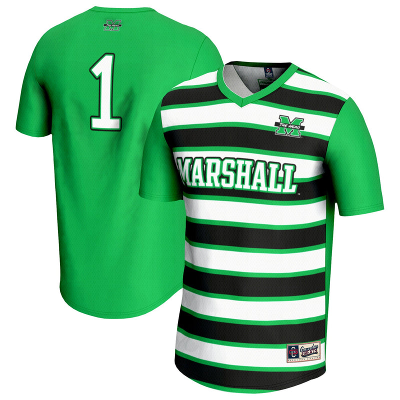 Marshall Thundering Herd Soccer Jersey, Kelly Green Fashion Sportswear Jersey Shirt, Lightweight Breathable Athletic Jersey, Casual Gift for Men