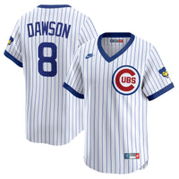 Andre Dawson Chicago Cubs Baseball Jersey, White Limited Sportswear Jersey Shirt, Lightweight Breathable Athletic Jersey, Casual Gift for Men