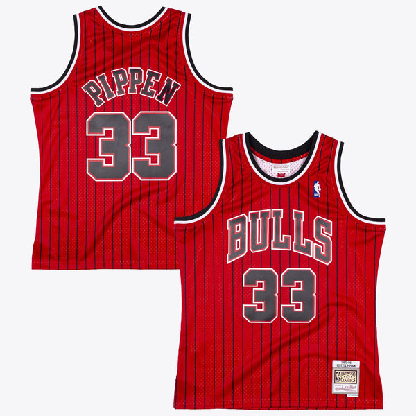 Chicago Bulls Scottie Pippen 1995 Reload Swingman Authentic Jersey - Scarlet