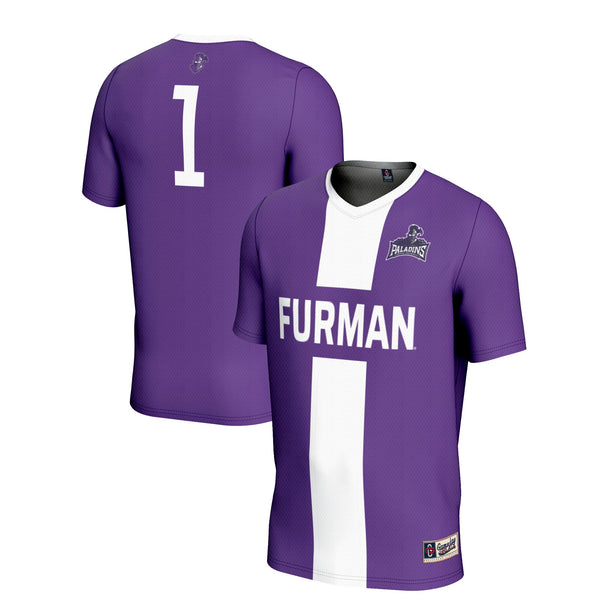 #1 Furman Paladins Lightweight Soccer Jersey - Purple