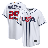 USA Cal Raleigh White 2026 World Classic Home Stadium Baseball Jersey, Sportswear Jersey Shirt, Lightweight Athletic Jersey, Casual Gift for Men
