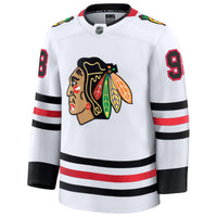 Connor Bedard Chicago Blackhawks Hockey Jersey, White Premium Sportswear Jersey Shirt, Long Sleeve Hockey Sweater Jersey, Casual Gift for Men
