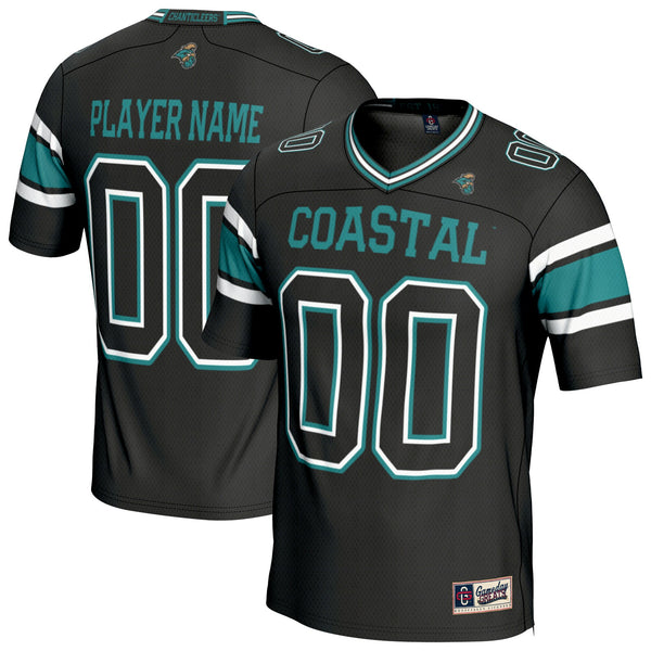 Coastal Carolina Chanticleers NIL Lightweight Collegiate Football Fashion Jersey - Black