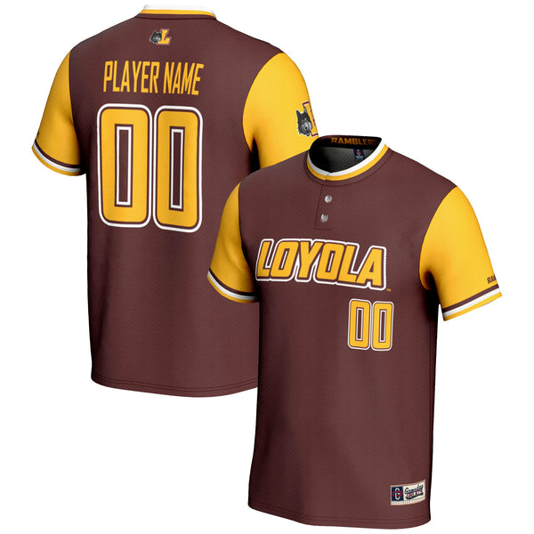 Loyola Chicago Ramblers NIL Pick-A-Player Lightweight Softball Jersey – Maroon