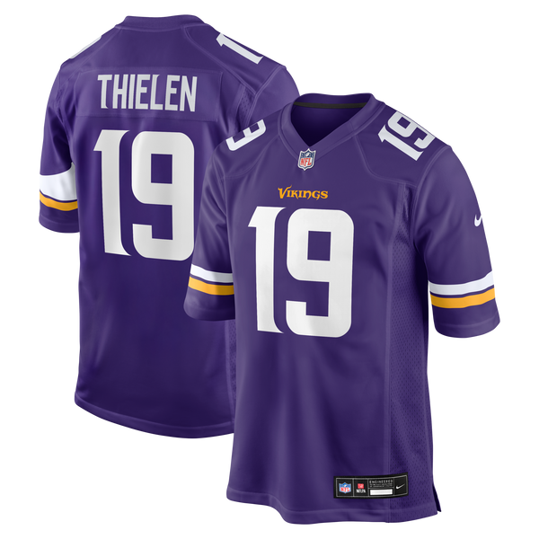 Minnesota Vikings Adam Thielen Purple Game Jersey