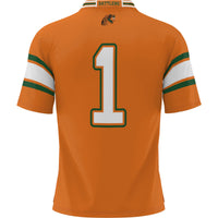 Florida A&M Rattlers Football Jersey, Orange Sportswear Jersey Shirt, Lightweight Breathable Athletic Jersey, Casual Gift for Men