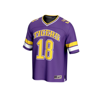 LSU Tigers Football Jersey, Purple Lightweight Sportswear Jersey Shirt, Lightweight Breathable Athletic Jersey, Casual Gift for Men