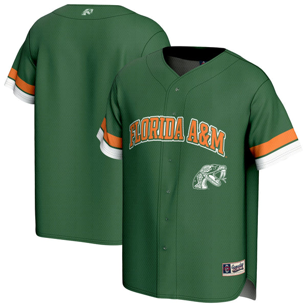 Florida A&M Rattlers Spirit Baseball Jersey - Green
