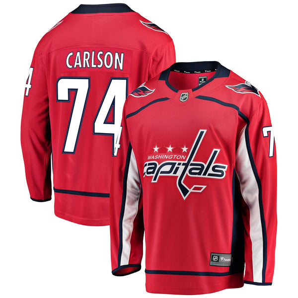 Washington Capitals John Carlson Red Home Breakaway Player Jersey