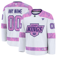 Los Angeles Kings Hockey Jersey, White Sportswear Jersey Shirt, Long Sleeve Hockey Sweater Jersey, Casual Gift for Men, Style 202532983