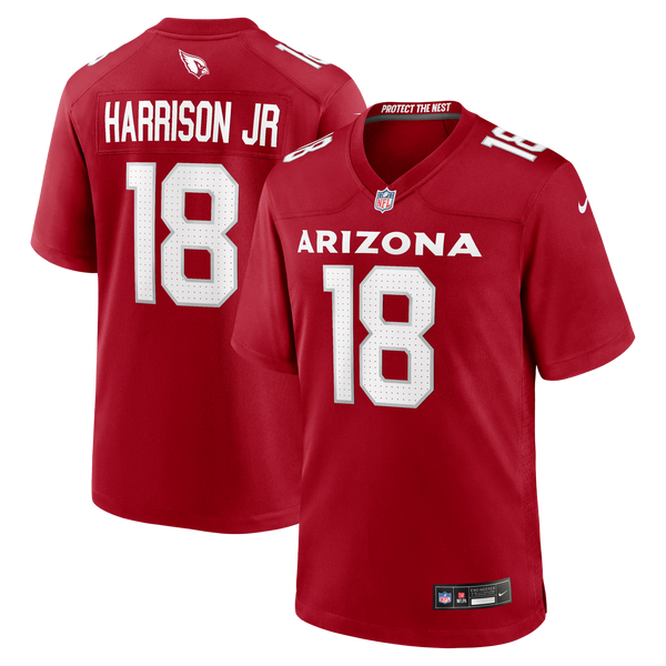 Arizona Cardinals Marvin Harrison Jr. Cardinal Player Game Jersey