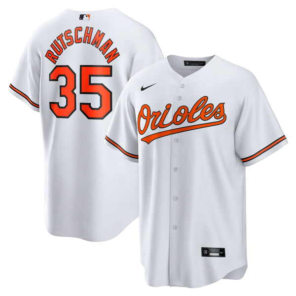 Baltimore Orioles Adley Rutschman White Replica Player Jersey