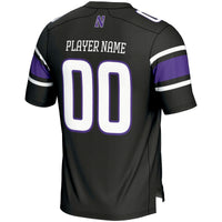 Northwestern Wildcats Football Jersey, Black Sportswear Jersey Shirt, Lightweight Breathable Athletic Jersey, Casual Gift for Men