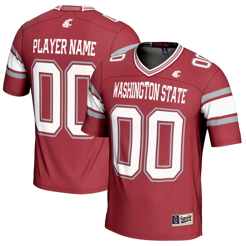Washington State Cougars Football Jersey, Sportswear Jersey Shirt, Lightweight Breathable Athletic Jersey, Casual Gift for Men, Style 5233564