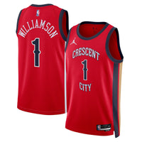 Zion Williamson New Orleans Pelicans Basketball Jersey, Red Sportswear Jersey Shirt, Sleeveless Athletic Tank Jersey, Casual Gift for Men