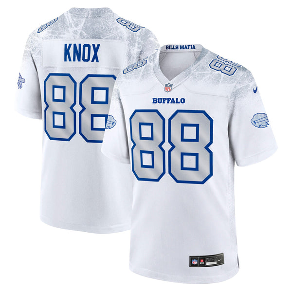 Buffalo Bills Dawson Knox White 2025 Rivalries Collection Game Jersey
