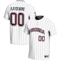 Virginia Cavaliers Softball Jersey, White Sportswear Jersey Shirt, Lightweight Breathable Athletic Jersey, Casual Gift for Men, Style 200139066