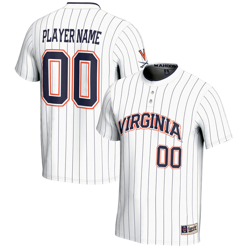 Virginia Cavaliers Softball Jersey, White Sportswear Jersey Shirt, Lightweight Breathable Athletic Jersey, Casual Gift for Men, Style 200139066