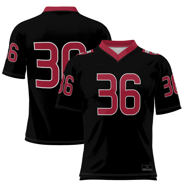 Harvard Crimson Football Jersey, Black Sportswear Jersey Shirt, Lightweight Breathable Athletic Jersey, Casual Gift for Men