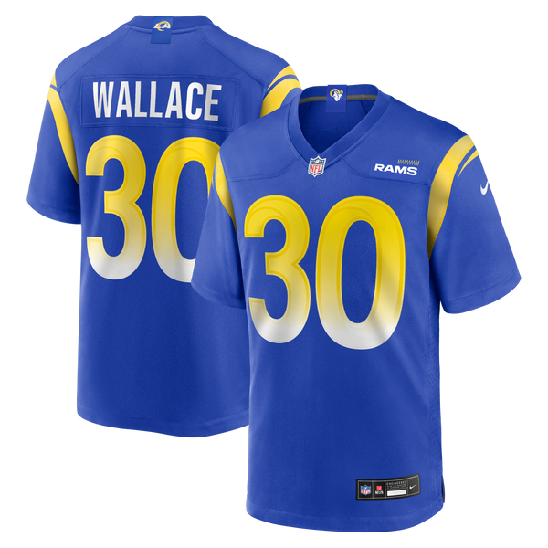 Los Angeles Rams Josh Wallace Royal Game Jersey