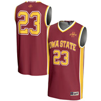 Iowa State Cyclones Basketball Jersey, Cardinal Lightweight Sportswear Jersey Shirt, Sleeveless Athletic Tank Jersey, Casual Gift for Men