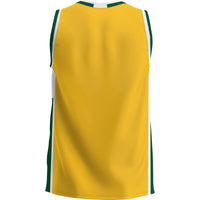 Vermont Catamounts Basketball Jersey, Green Lightweight Sportswear Jersey Shirt, Sleeveless Athletic Tank Jersey, Casual Gift for Men