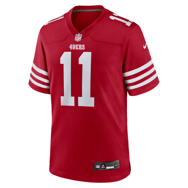 San Francisco 49ers Brandon Aiyuk Scarlet Team Player Game Jersey