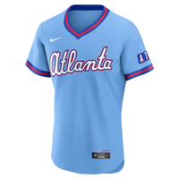 Atlanta Braves Baseball Jersey, Powder Blue Authentic Sportswear Jersey Shirt, Lightweight Breathable Athletic Jersey, Casual Gift for Men