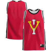 Virginia Military Institute Keydets Basketball Jersey, Red Sportswear Jersey Shirt, Sleeveless Athletic Tank Jersey, Casual Gift for Men