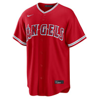 Los Angeles Angels Baseball Jersey, Red Replica Alternate Sportswear Jersey Shirt, Lightweight Breathable Athletic Jersey, Casual Gift for Men