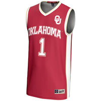 Oklahoma Sooners Basketball Jersey, Crimson Lightweight Sportswear Jersey Shirt, Sleeveless Athletic Tank Jersey, Casual Gift for Men