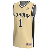 Purdue Boilermakers Lightweight Basketball Jersey, Gold Sportswear Jersey Shirt, Sleeveless Athletic Tank Jersey, Casual Gift for Men
