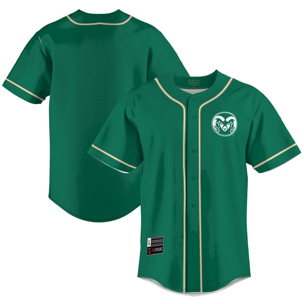 Green Colorado State Rams Lightweight Baseball Jersey