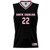 South Carolina Gamecocks Lightweight Basketball Jersey, Black Sportswear Jersey Shirt, Sleeveless Athletic Tank Jersey, Casual Gift for Men