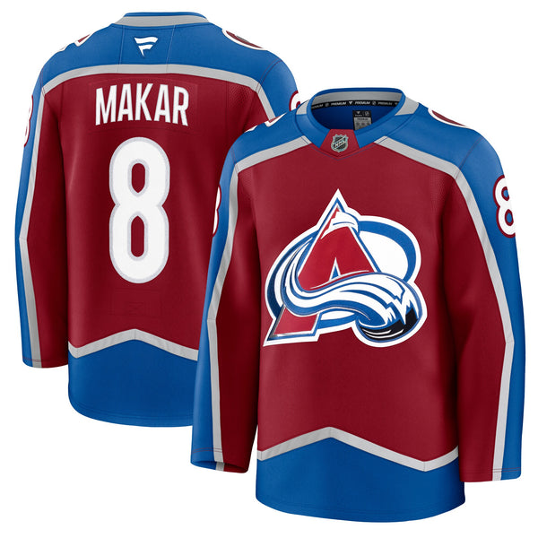 Colorado Avalanche Cale Makar Burgundy Home Premium Jersey