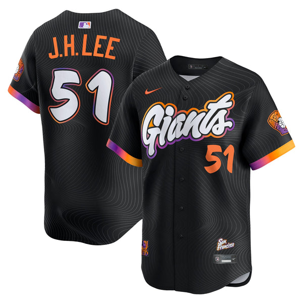 San Francisco Giants Jung Hoo Lee Black 2025 City Connect Limited Jersey