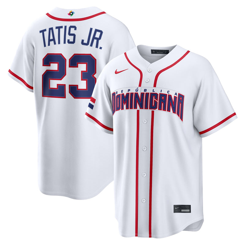 Fernando Tatis Jr. Dominican Republic Baseball Jersey, Sportswear Jersey Shirt, Lightweight Breathable Athletic Jersey, Casual Gift for Men