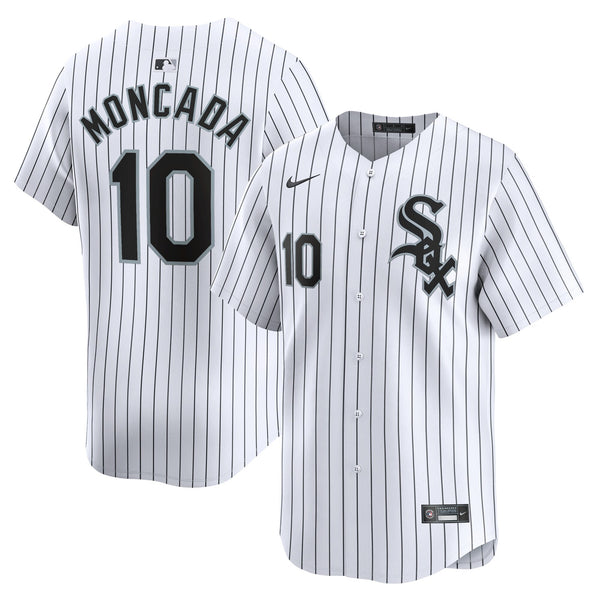 Chicago White Sox Yoan Moncada White Home Limited Player Jersey
