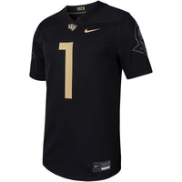 UCF Knights Football Jersey, Black Replica Sportswear Jersey Shirt, Lightweight Breathable Athletic Jersey, Casual Gift for Men