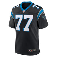 Yosh Nijman Carolina Panthers Football Jersey, Black Game Sportswear Jersey Shirt, Lightweight Breathable Athletic Jersey, Casual Gift for Men