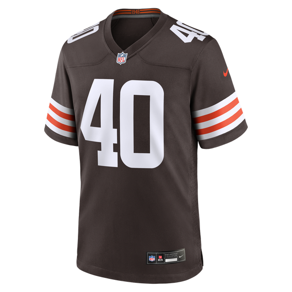 Cleveland Browns Nathaniel Watson Brown Team Game Jersey