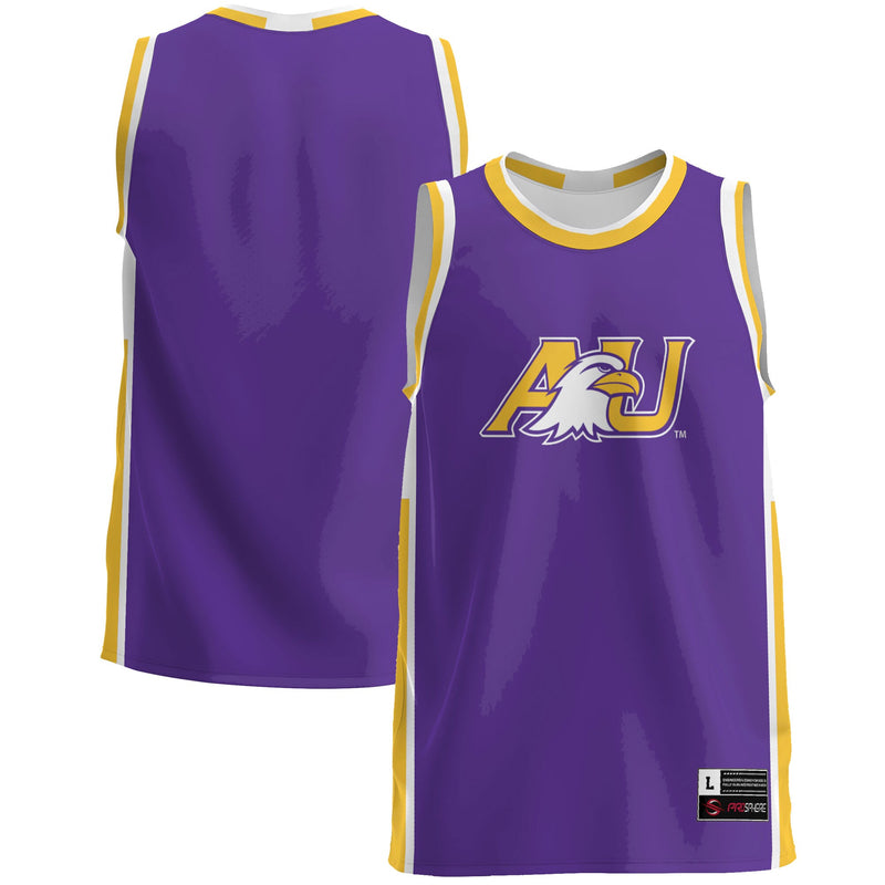 Ashland Eagles Lightweight Basketball Jersey, Purple Sportswear Jersey Shirt, Sleeveless Athletic Tank Jersey, Casual Gift for Men