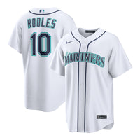 Victor Robles Seattle Mariners Baseball Jersey, White Sportswear Jersey Shirt, Lightweight Breathable Athletic Jersey, Casual Gift for Men
