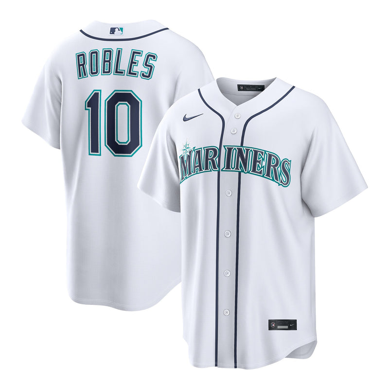 Victor Robles Seattle Mariners Baseball Jersey, White Sportswear Jersey Shirt, Lightweight Breathable Athletic Jersey, Casual Gift for Men