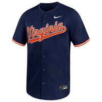 Virginia Cavaliers Baseball Jersey, Navy Limited Sportswear Jersey Shirt, Lightweight Breathable Athletic Jersey, Casual Gift for Men