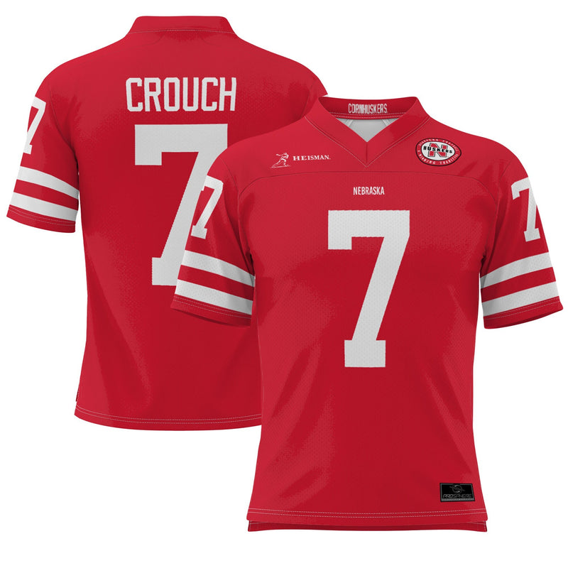 Nebraska Huskers Football Jersey, Scarlet Sportswear Jersey Shirt, Lightweight Breathable Athletic Jersey, Casual Gift for Men, Style 201084332
