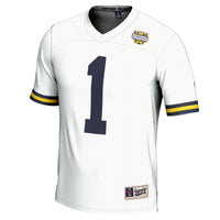 Michigan Wolverines Football Jersey, White Fashion Sportswear Jersey Shirt, Lightweight Breathable Athletic Jersey, Casual Gift for Men