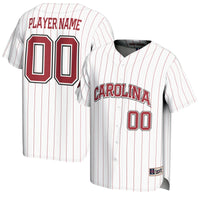 South Carolina Gamecocks Baseball Jersey, White Lightweight Sportswear Jersey Shirt, Lightweight Breathable Athletic Jersey, Casual Gift for Men